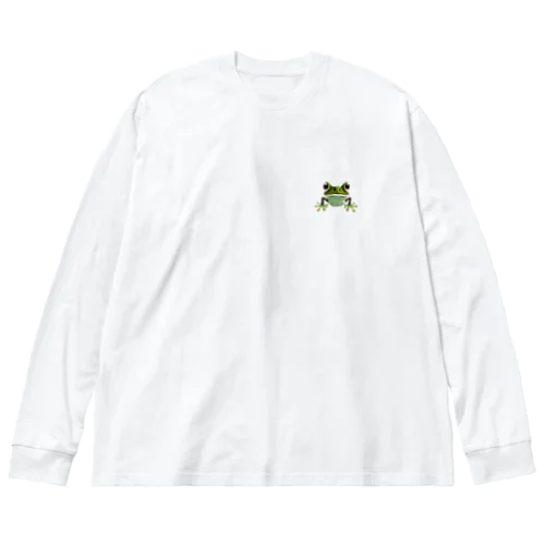 ワンポイントカエル Big Long Sleeve T-Shirt