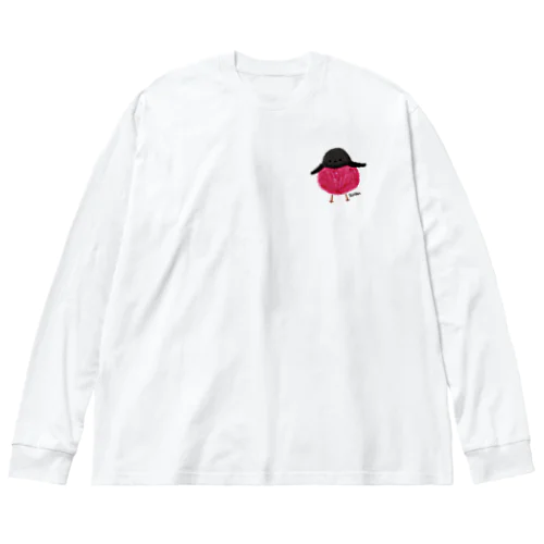 ピンクロビン Big Long Sleeve T-Shirt