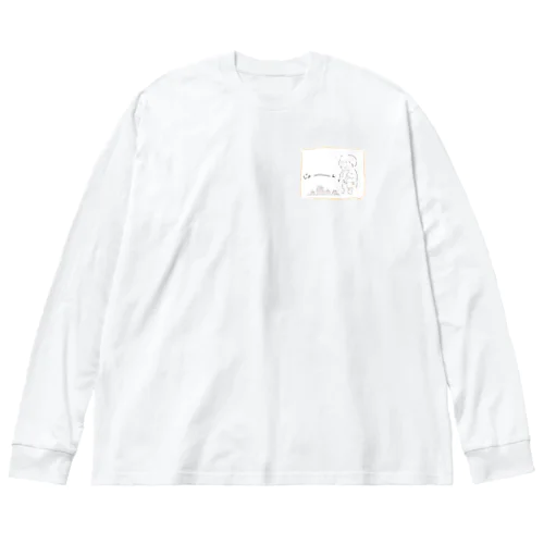 ほめてあげて ビッグシルエットロングスリーブTシャツ