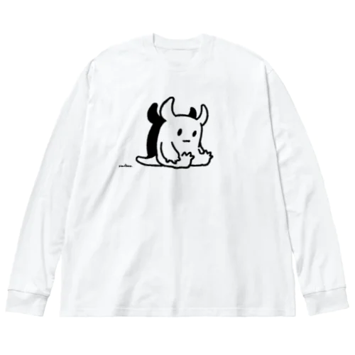 ぼくとおばけとかいじゅうと ビッグシルエットロングスリーブTシャツ