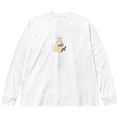 YAMAKOWAグッズ（きつね） ビッグシルエットロングスリーブTシャツ