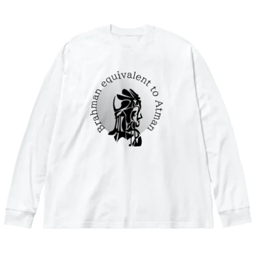 梵我一如h.t.（黒） Big Long Sleeve T-Shirt