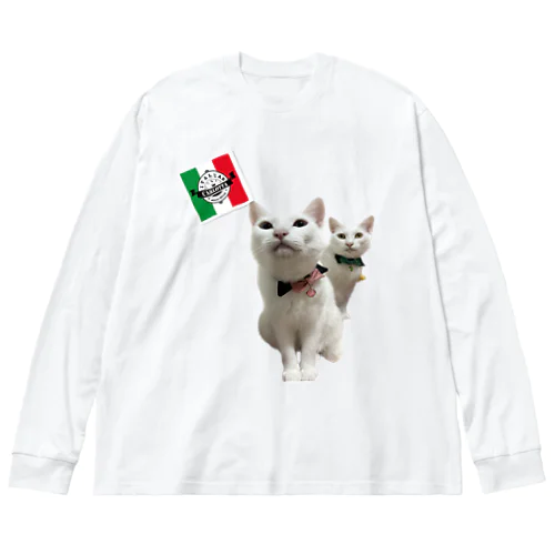 カルロッタ🇮🇹鶴ちゃん＆亀① Big Long Sleeve T-Shirt