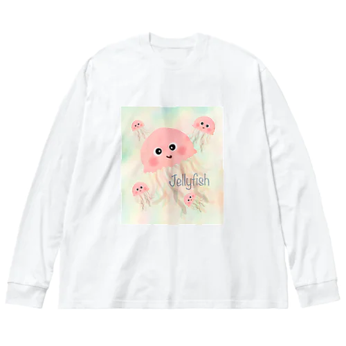 ふわふわクラゲちゃん ビッグシルエットロングスリーブTシャツ