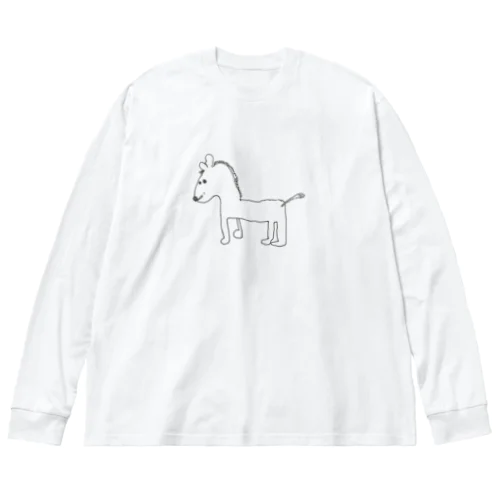 うまUma ビッグシルエットロングスリーブTシャツ