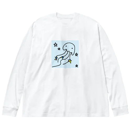 天の川のクラゲ Big Long Sleeve T-Shirt