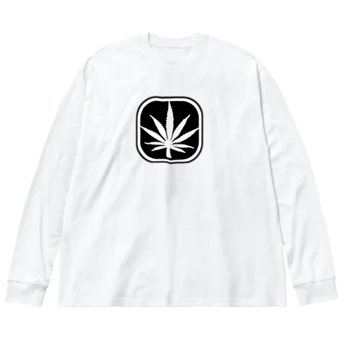 TAIMA 大麻 大麻草 マリファナ cannabis marijuana ビッグシルエットロングスリーブTシャツ