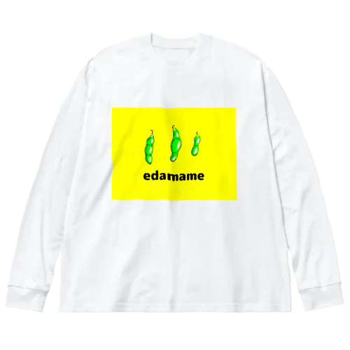 EDAMAME 陰影ver. Big Long Sleeve T-Shirt