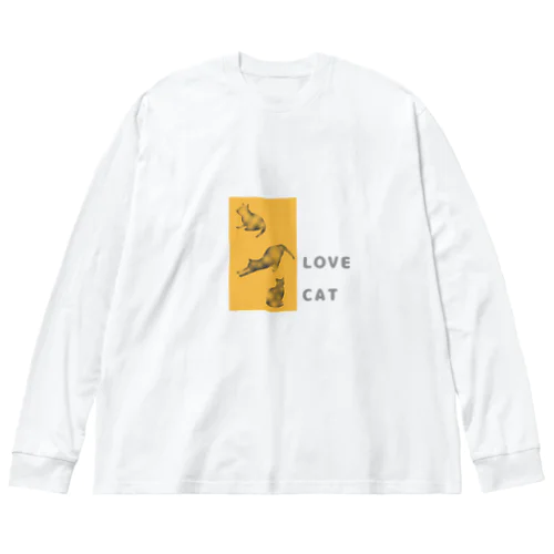 LOVE CAT Big Long Sleeve T-Shirt