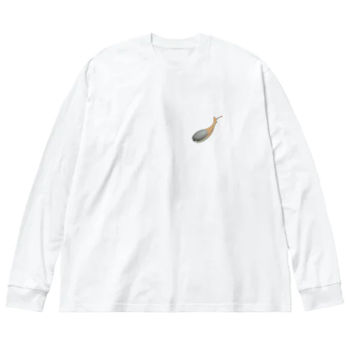 古生物　サカバンバスピス3（ワンポイント） ビッグシルエットロングスリーブTシャツ