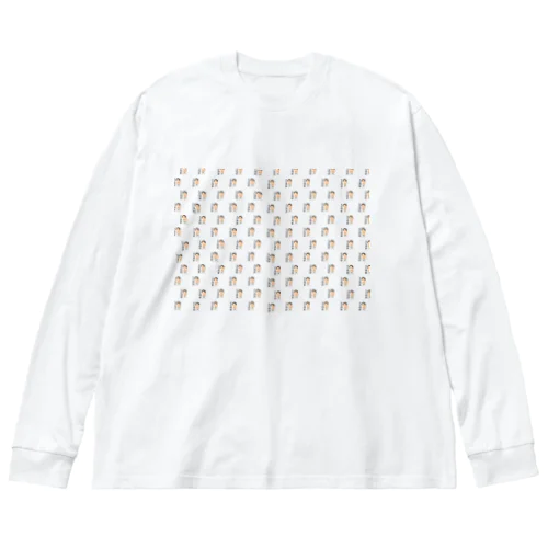 0101・すだれ性獣水玉・配信者シリーズ（じゅうにブランド） Big Long Sleeve T-Shirt