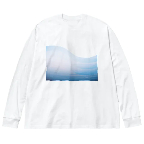 波 Big Long Sleeve T-Shirt