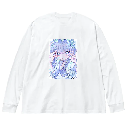 フリフリセーラーメイドくん🩵 ビッグシルエットロングスリーブTシャツ