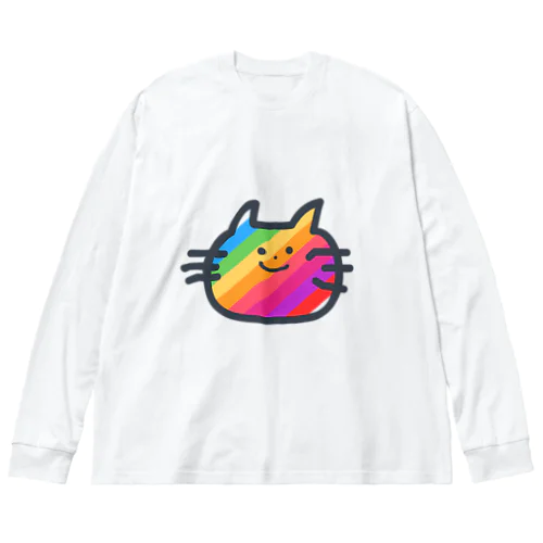 すーぱーねこ！！！ ビッグシルエットロングスリーブTシャツ