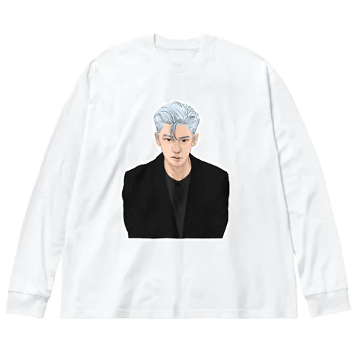 EXO PARK CHANYEOL fanart  ビッグシルエットロングスリーブTシャツ