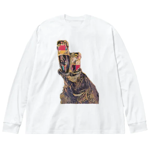 ヒラメ　９４cm記念 Big Long Sleeve T-Shirt