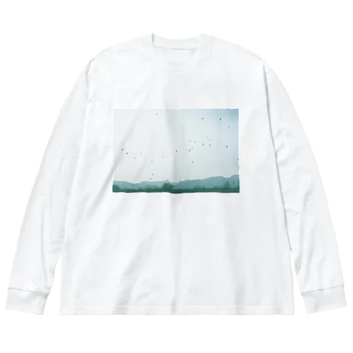 浮かぶ夢 ビッグシルエットロングスリーブTシャツ