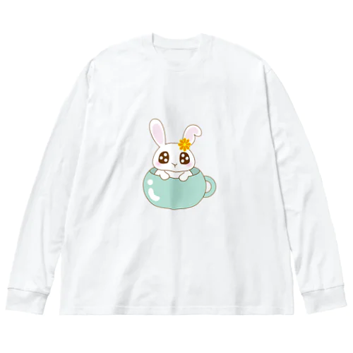 マグカップうさぴょん Big Long Sleeve T-Shirt