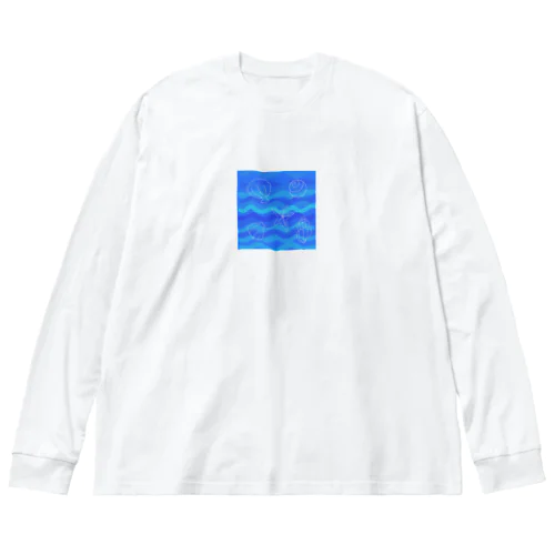 夏の海 Big Long Sleeve T-Shirt