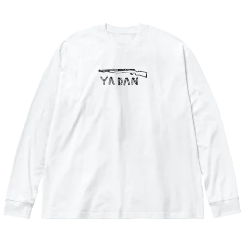 や団の弾丸ラジオビッグシルエットロングTシャツ（ブラック） Big Long Sleeve T-Shirt