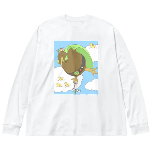 キーウィマンとゆかいな仲間たち Big Long Sleeve T-Shirt