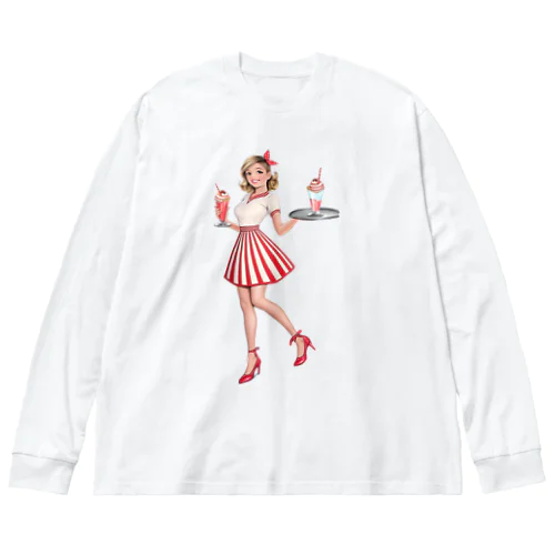 アメリカンダイナーcute ビッグシルエットロングスリーブTシャツ