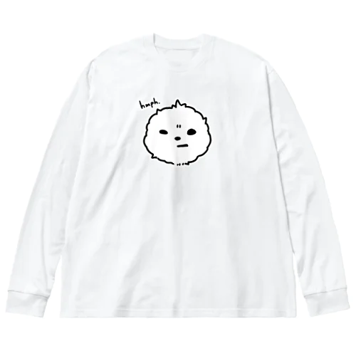 【smol】「ふんっ」(Tシャツ) ビッグシルエットロングスリーブTシャツ