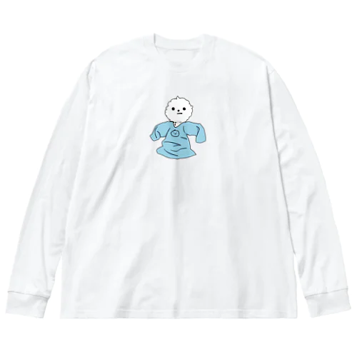 【smol】「みんなこんなの着んの」セリフ無し (Tシャツ) ビッグシルエットロングスリーブTシャツ