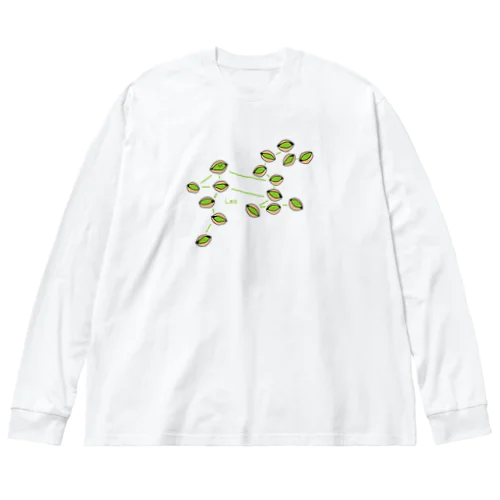 ピスターチオ／しし座 Big Long Sleeve T-Shirt