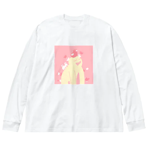 春眠 ビッグシルエットロングスリーブTシャツ