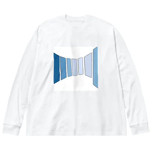 blue moment ビッグシルエットロングスリーブTシャツ