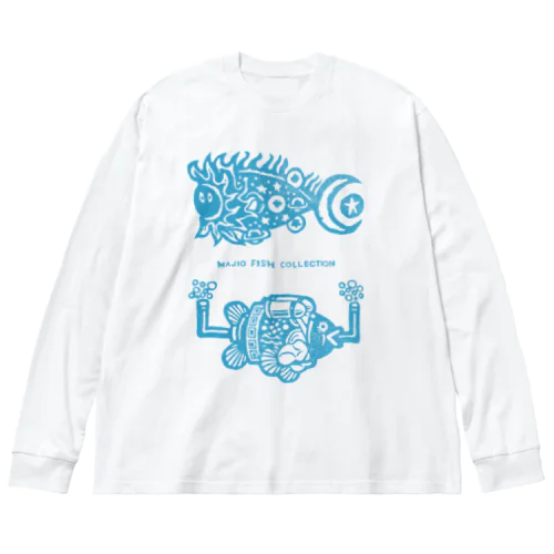 MAJIO FISH COLLECTION ビッグシルエットロングスリーブTシャツ