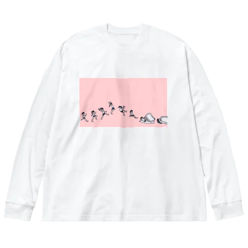 アクロバティック就寝 Big Long Sleeve T-Shirt