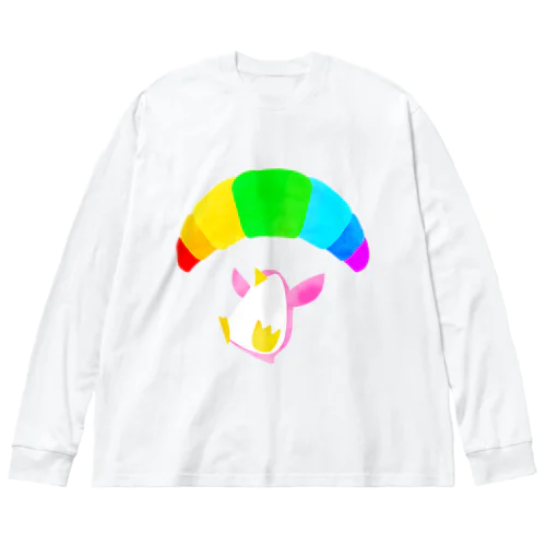 パラシュートペンギン Big Long Sleeve T-Shirt