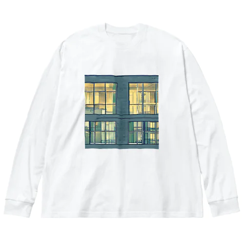 夜 Big Long Sleeve T-Shirt