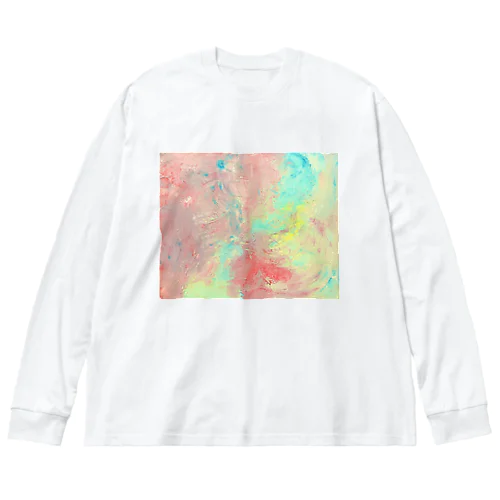宇宙夢 루즈핏 롱 슬리브 티셔츠