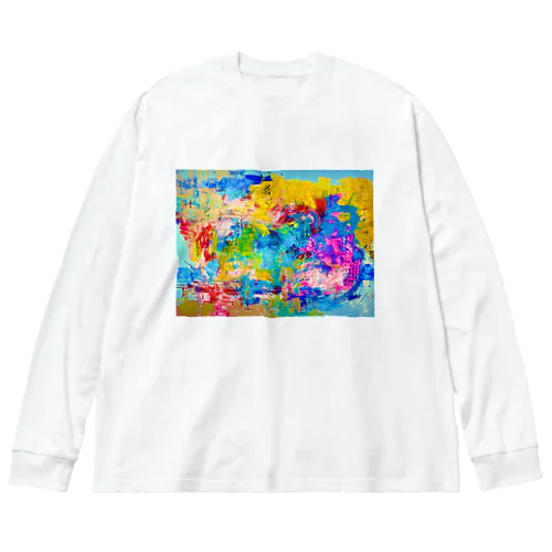 剥離 Big Long Sleeve T-Shirt