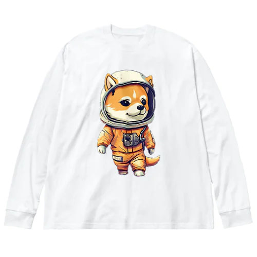 柴アストロ ビッグシルエットロングスリーブTシャツ