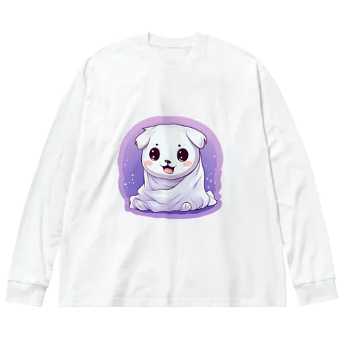 オバケ子犬 ビッグシルエットロングスリーブTシャツ