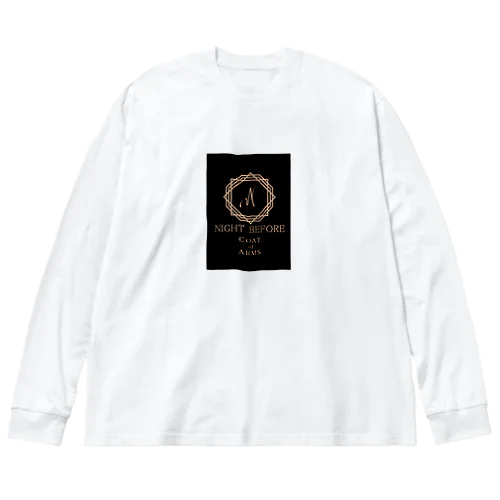 night before ロゴ ビッグシルエットロングスリーブTシャツ