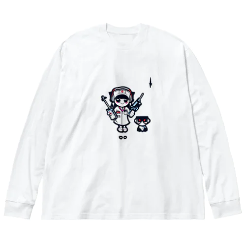 CuteCombat_nurse(ナース)_ver.002 Big Long Sleeve T-Shirt