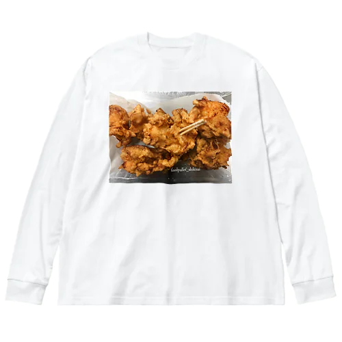 フードパレット色彩の唐揚げ Big Long Sleeve T-Shirt