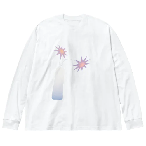 尖った花 Big Long Sleeve T-Shirt