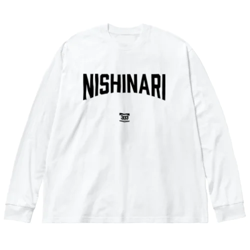 NISHINARI CITY ビッグシルエットロングスリーブTシャツ