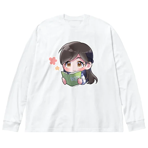 読書ガール ビッグシルエットロングスリーブTシャツ