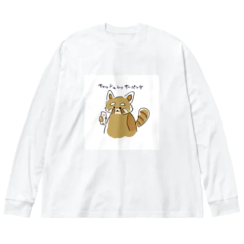 キャッシュレッサーパンダ Big Long Sleeve T-Shirt