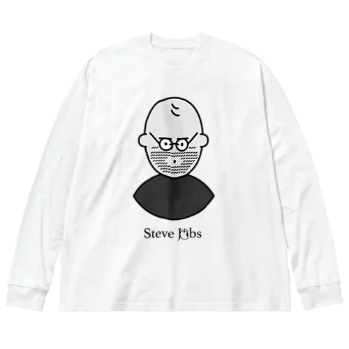 Steve J🍎bs ビッグシルエットロングスリーブTシャツ