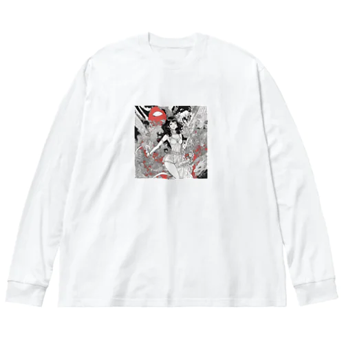 呪いの美魔女 Big Long Sleeve T-Shirt