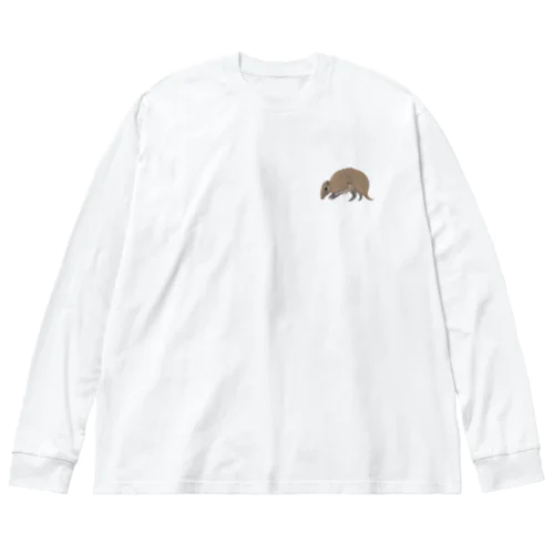 [☆両面] アルマジロだ【視力検査表パロディ】 Big Long Sleeve T-Shirt