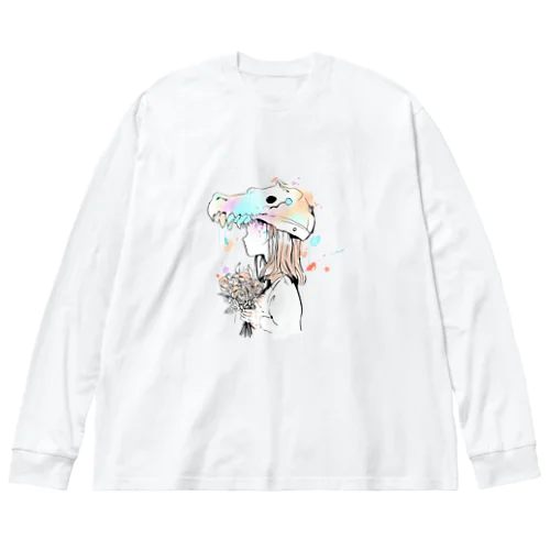 春の香り ビッグシルエットロングスリーブTシャツ